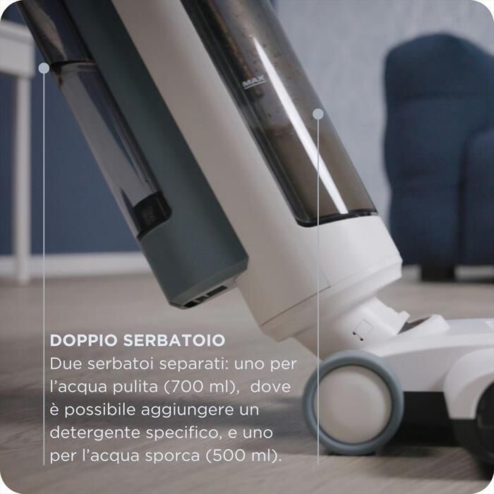 ARIETE - 2483 AQUA FORCE WASH & VACUUM LAVAPAVIMENTI CORDLE-Azzurro
