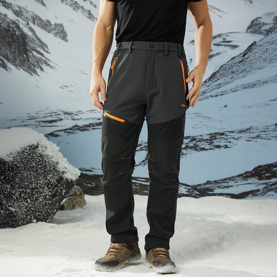 Men's Snow Hiking Water-Resistant Ski Fleece Lined Pants