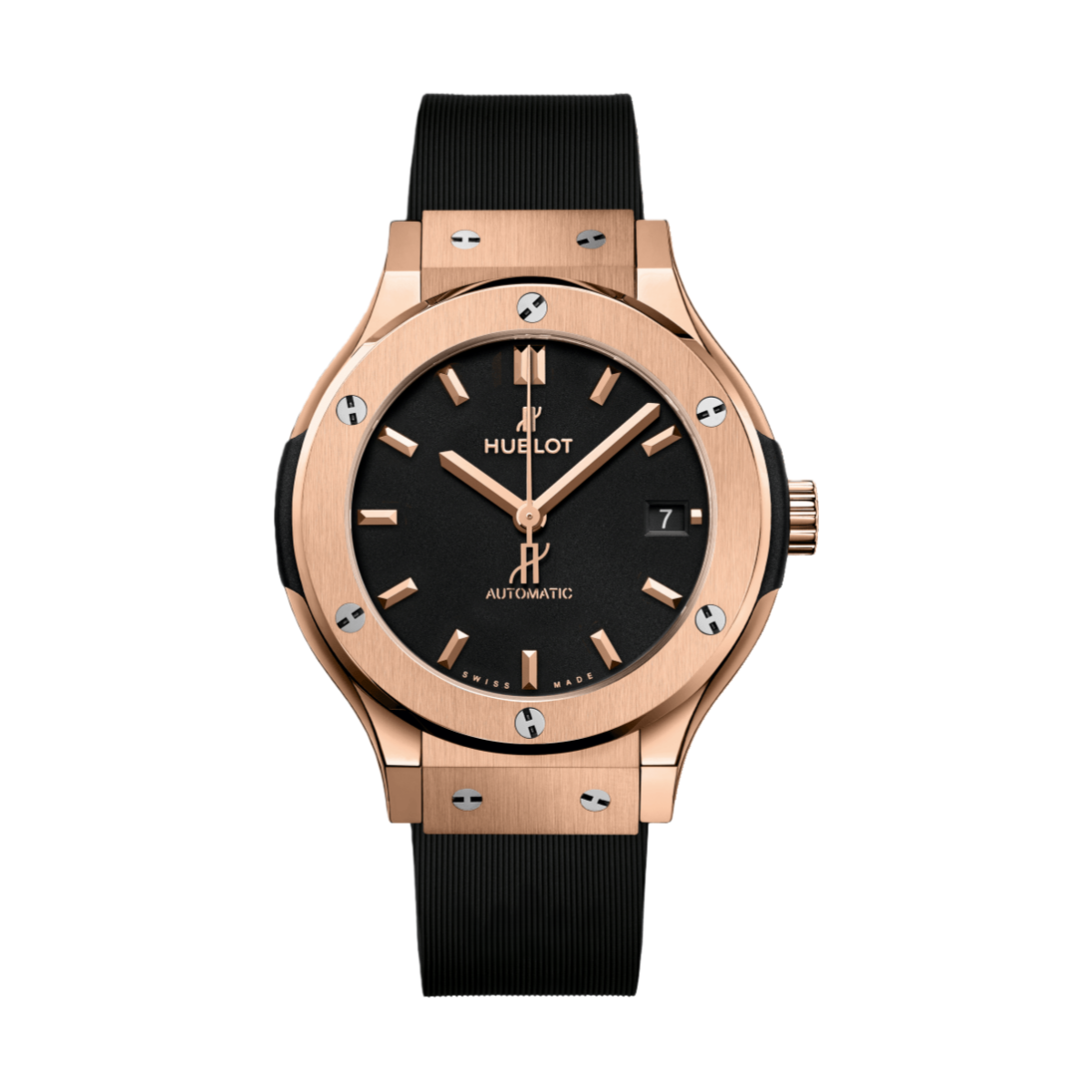 Hublot Classic Fusion Rose Gold Titanium 542.OX.1181.RX 42mm Black Dial Unisex Size 542.OX.1181.LR