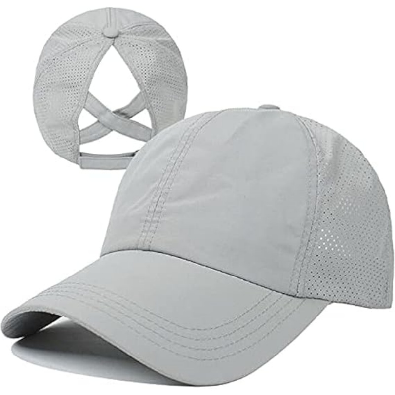 Womens Criss Cross Ponytail Hat