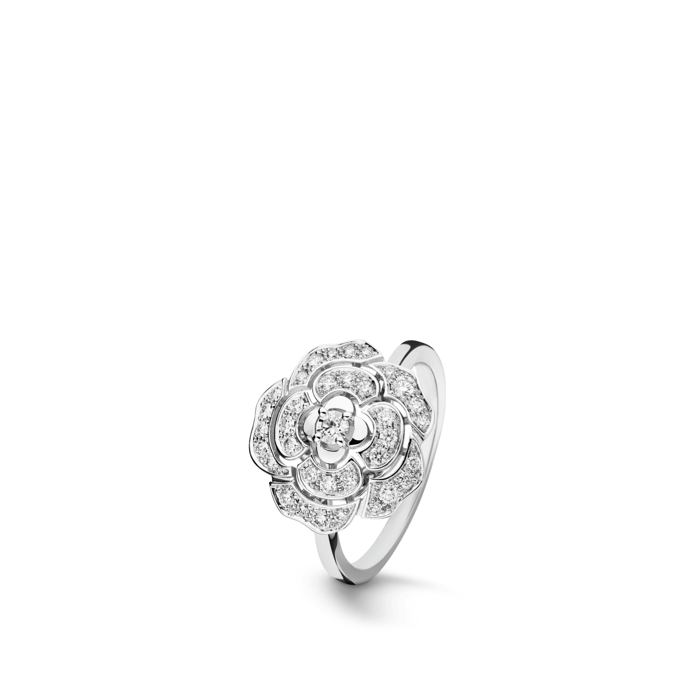 Bouton de Camélia ring