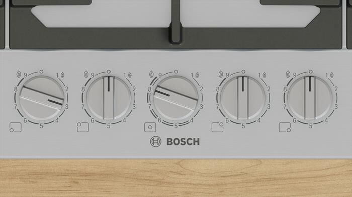 BOSCH - Piano cottura a gas PCR9A5I90 91,5 cm-Inox