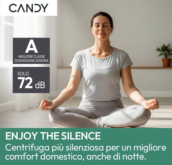 CANDY - Lavatrice BR 48B6-S 8 Kg Classe A-White