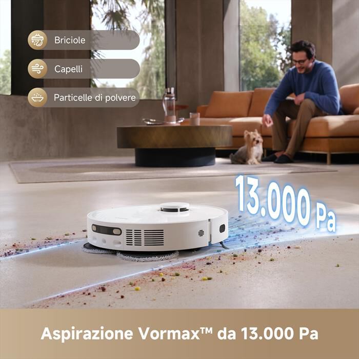DREAME - Aspirapolvere robot D20 ULTRA VIM-Bianco