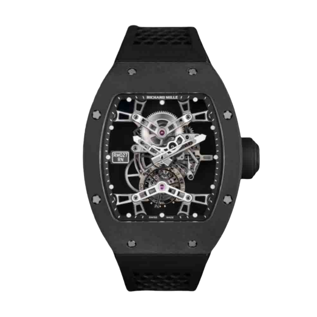 【7A Quality】AAAAA Replica Richard Mille RM 027 Watch with Swiss Movement 43mm Titanium Case