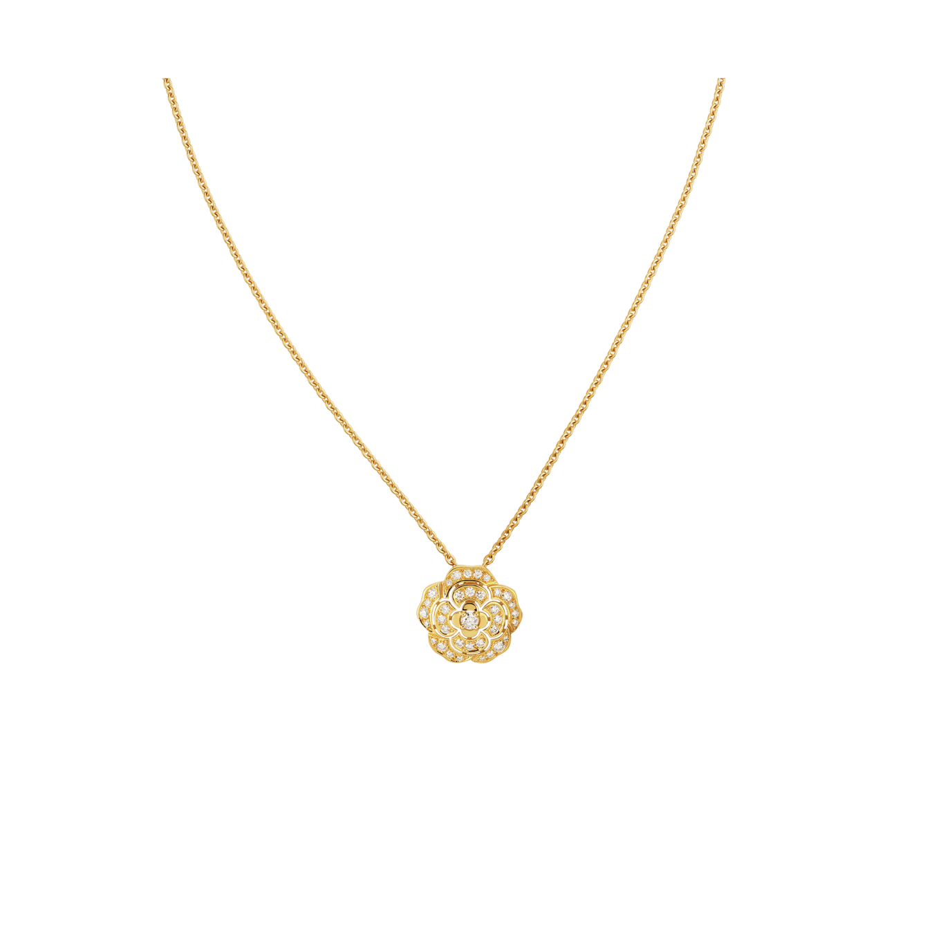 Bouton de Camélia necklace