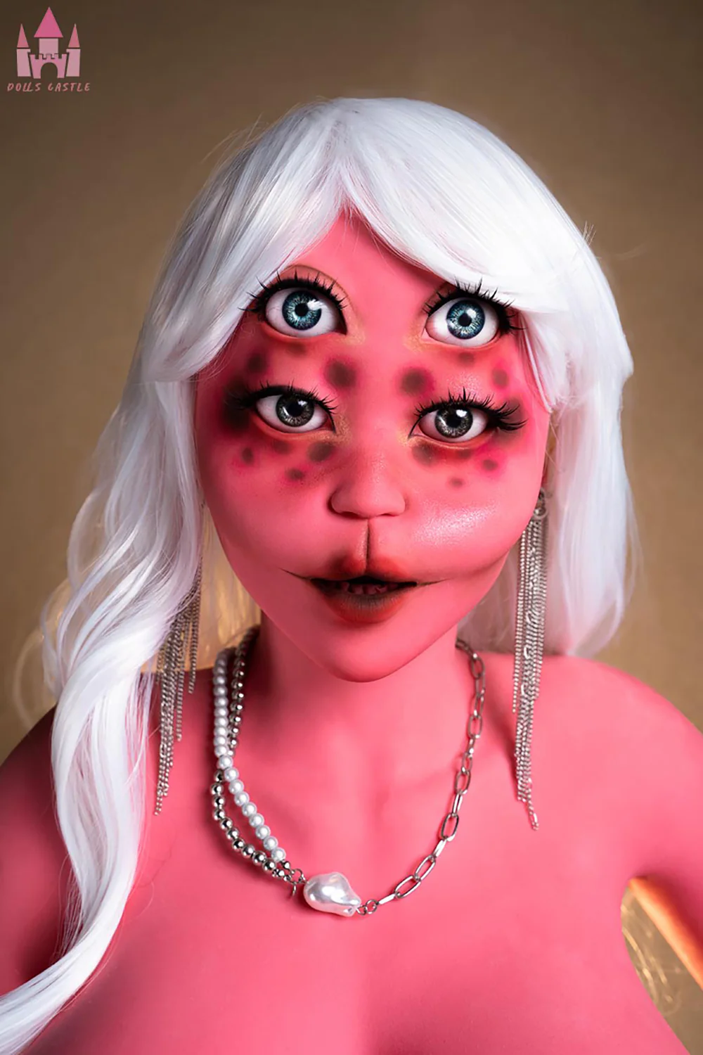 US Stock - Dolls Castle Tena 5ft31/ 162cm #A15 Head TPE Real-life Hentai Pink Skin Women Hentai Sex Doll For Halloween