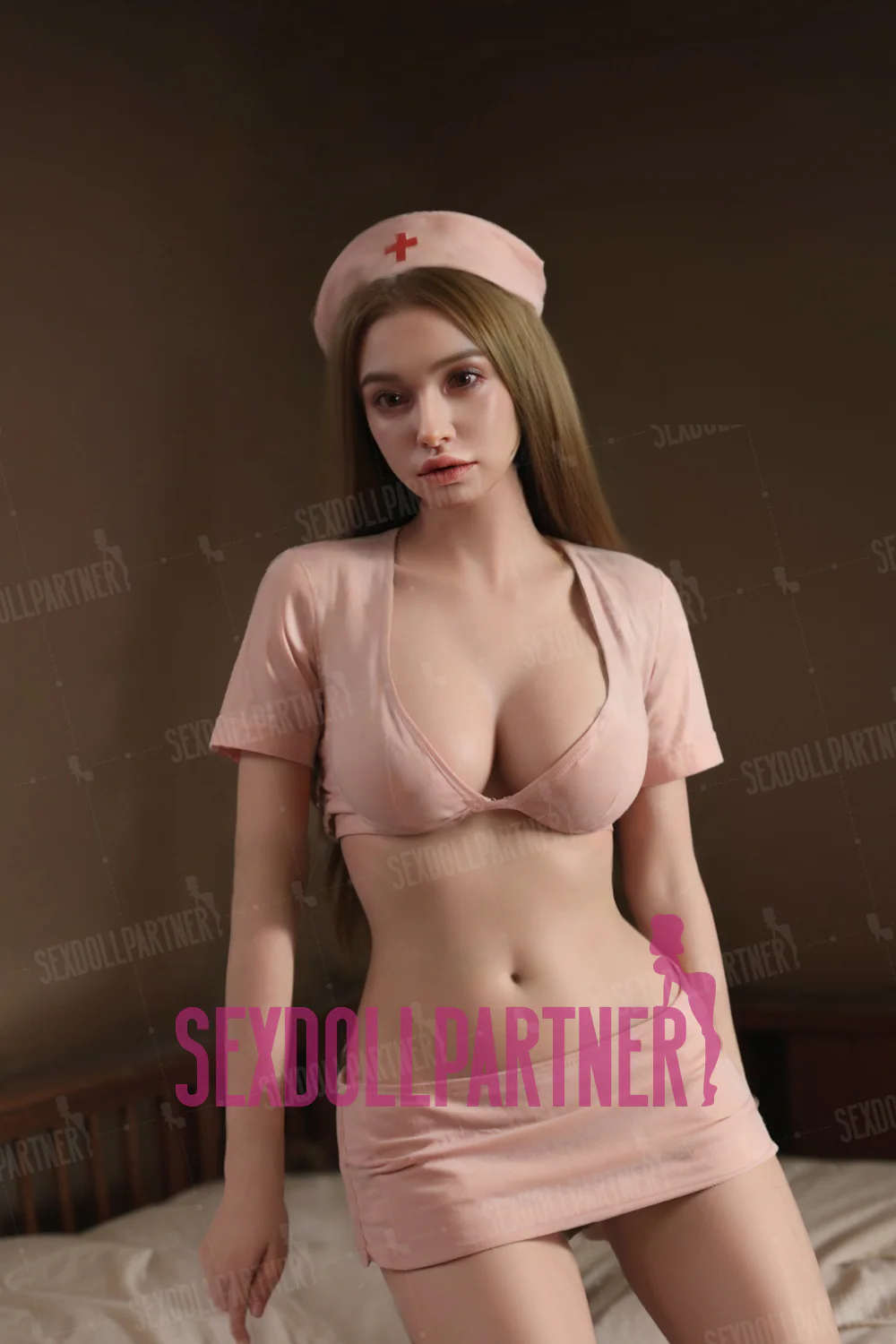 US Stock - RIDMII Vanna Unique Design 688E ROS Soft Silicone Head + TPE Body Body Small Boobs Female Sex Doll For Blowjob
