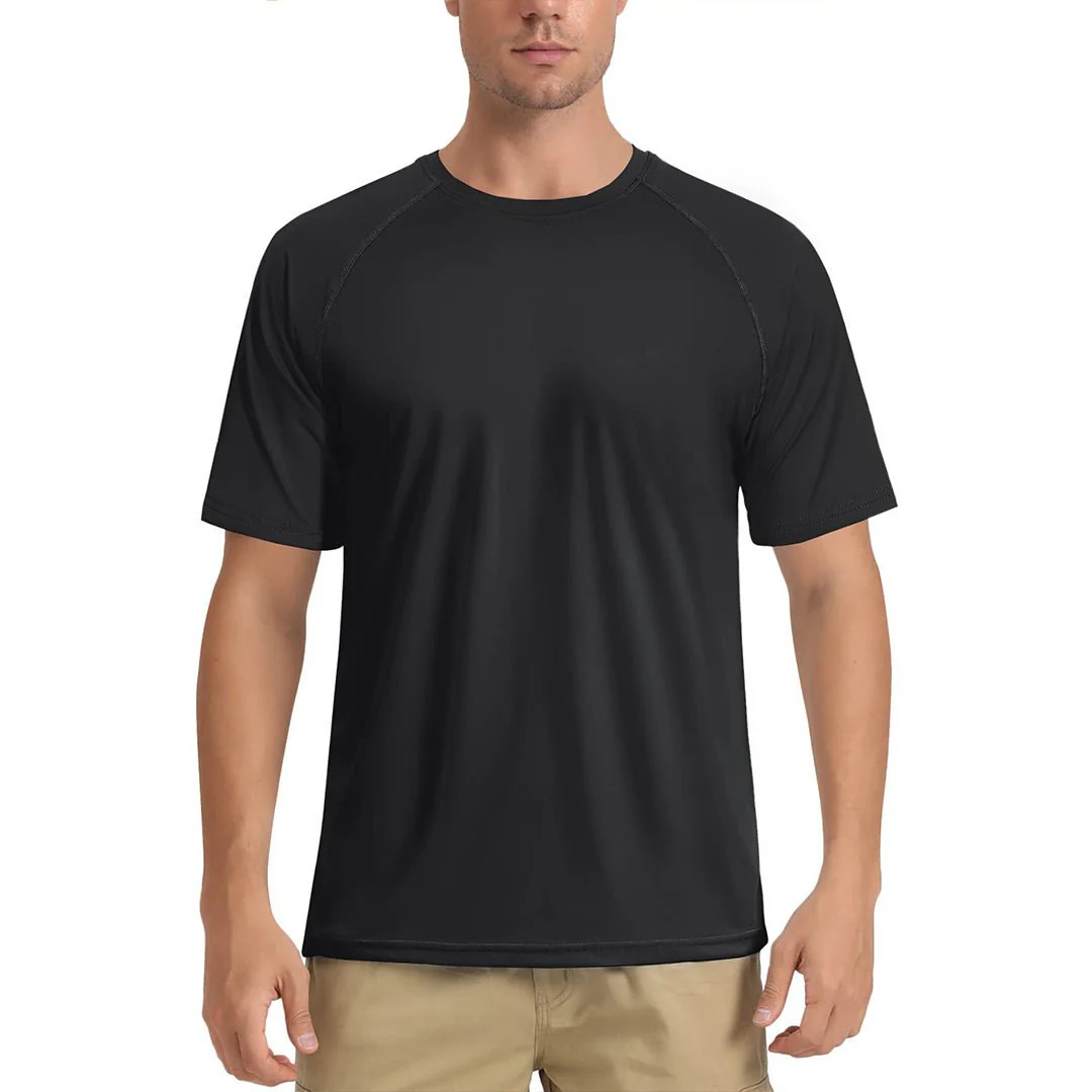 Men's UPF 50+ Breathable Quick-Dry Outdoor Swim T-Shirt