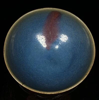 Old Chinese Jun Yao Jun Kiln Bowl Q979