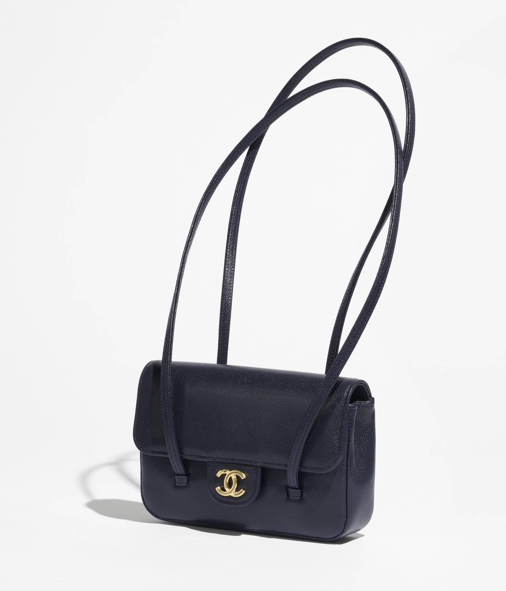 Clutch with Leather Strap