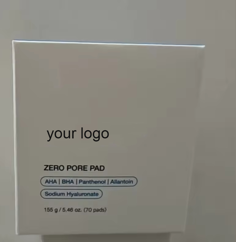 Wholesale Customized Korean SkinCare Medicube Salicylic Acid Zero Pore Cotton Pads Exfoliating Pore Care AHA and BHA