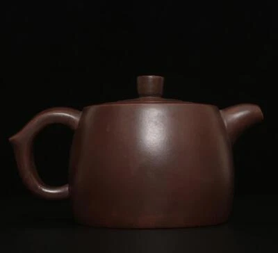 Cui Guoyun Signed Old Chinese Handmade Yixing Zisha Teapot w/peony flower