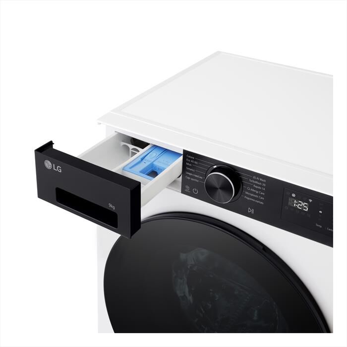 LG - Lavatrice AI DD F4NX5009THB 9kg 1400g Classe A-40%-Bianco