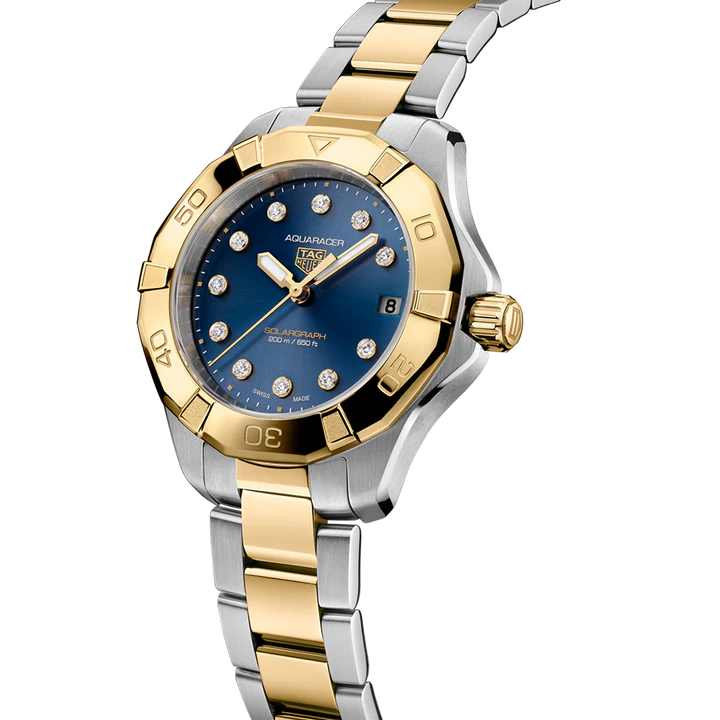 【7A Quality】TAG Heuer Aquaracer Professional 200 Solargraph  Solar Quartz 34mm WBP1323.BB0004
