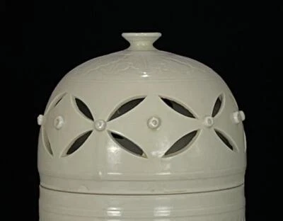 Old Chinese Ding Kiln White Glaze Incense Burner N713