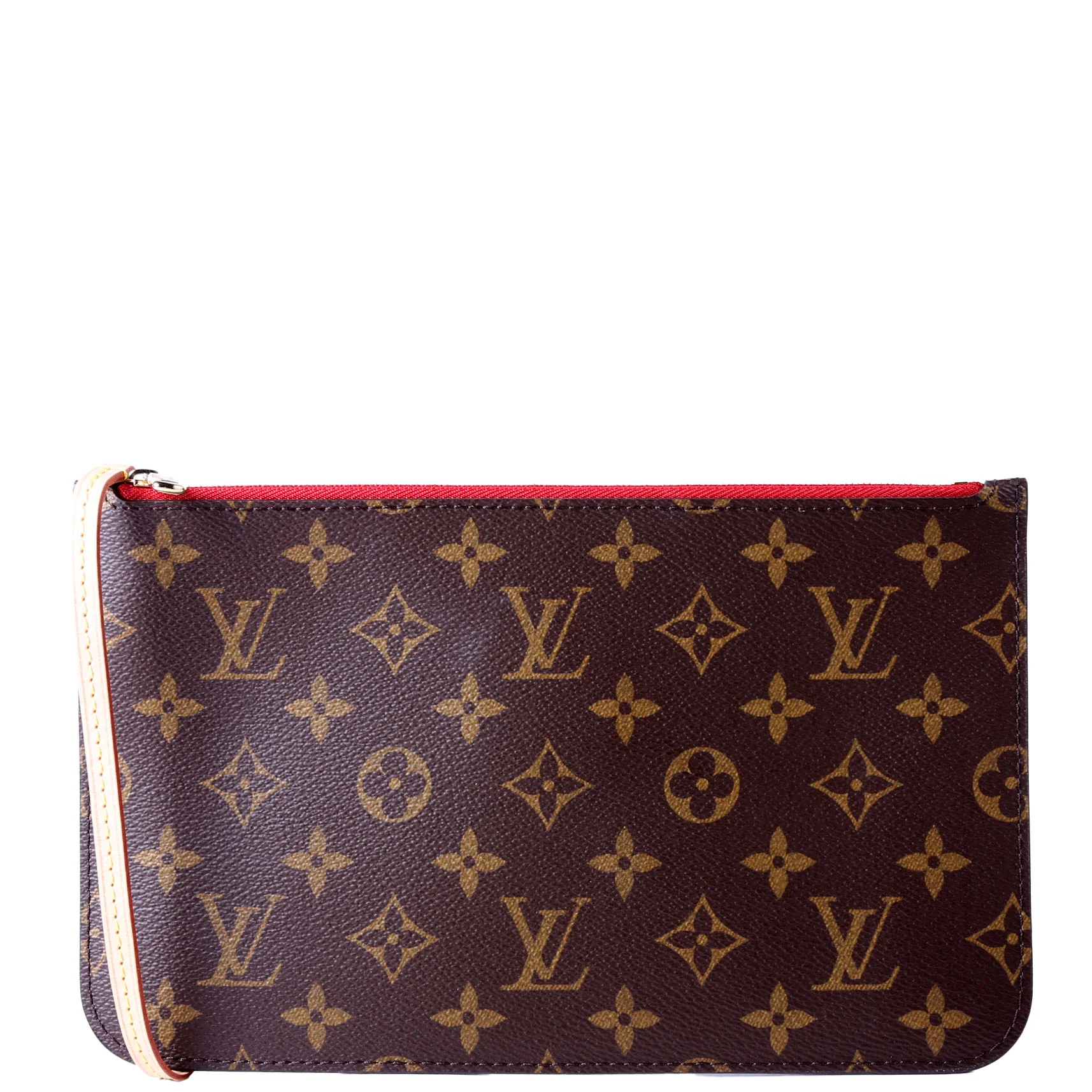 Pochette Only Monogram Neverfull Red