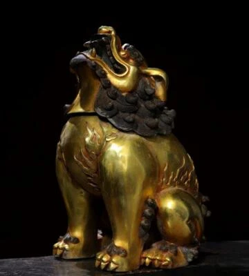 33CM Old Chinese Bronze Incense Burner w/Wangtianhou N2885