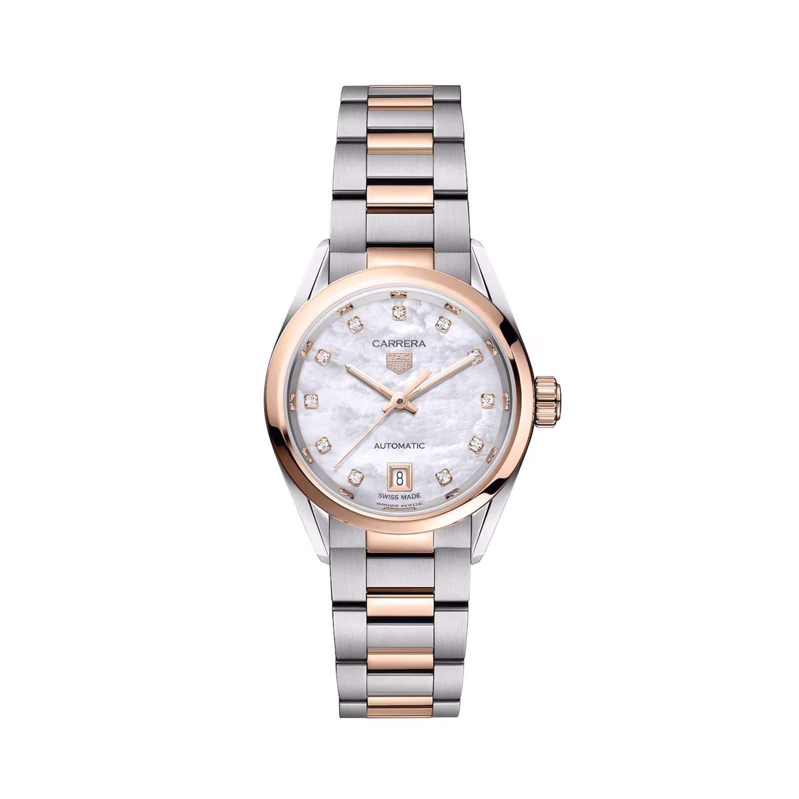 【7A Quality】TAG Heuer Carrera 29mm Bicolour Ladies Watch WBN2450.BD0569