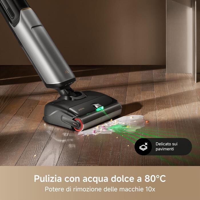 MOVA - Scopa ricaricabile X4VIMPRO-Nero / Oro
