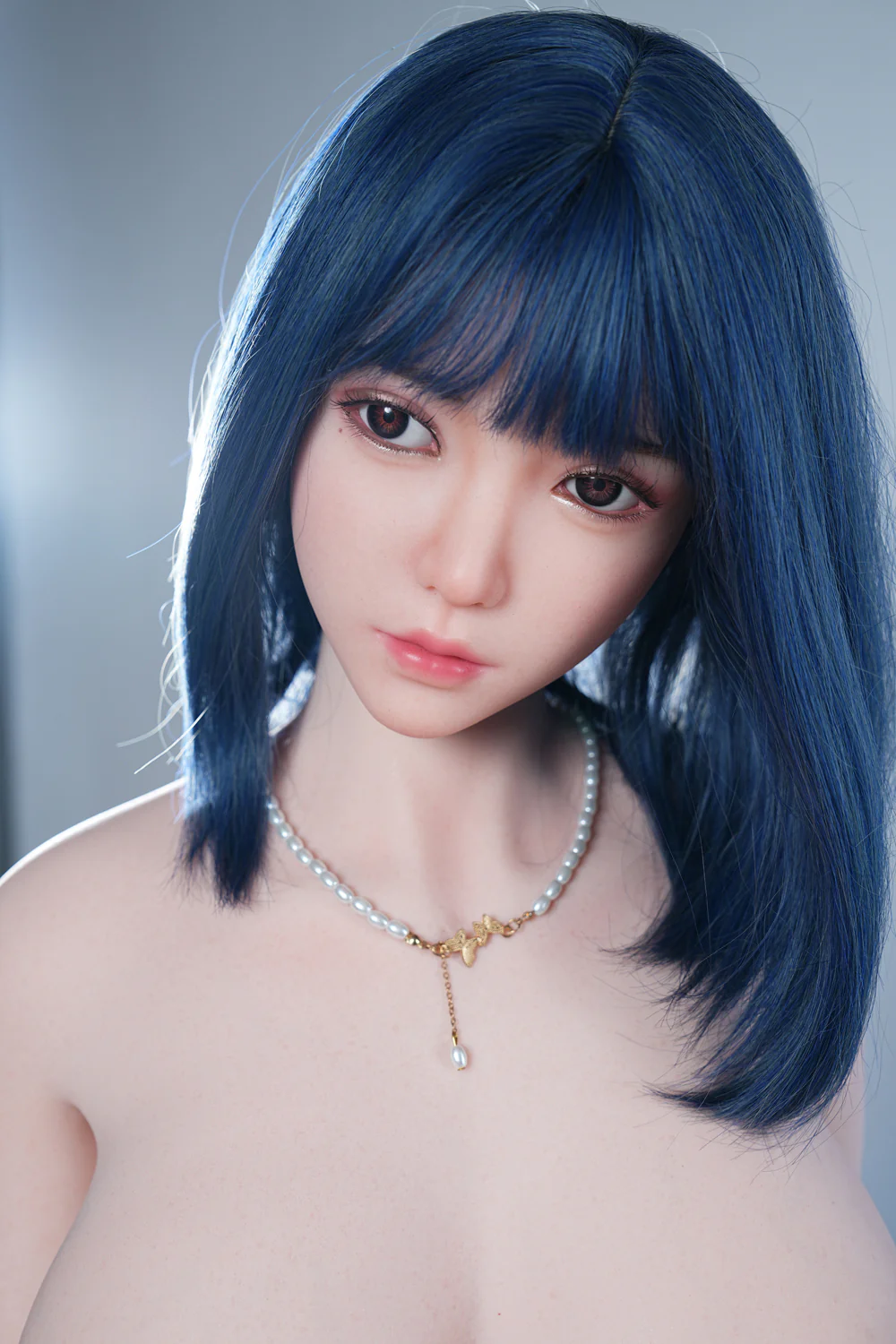 US Stock - Moe 5ft58/170cm #C39 Silicone Head + TPE Body Asian Cute Love Doll Free 2nd Head