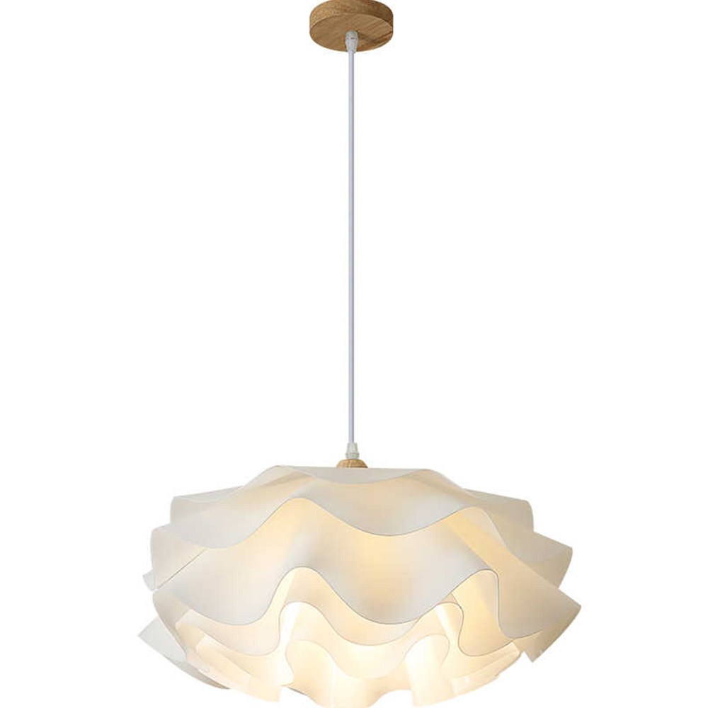 Flower Multi Layers Large Dining Room White Pendant Light