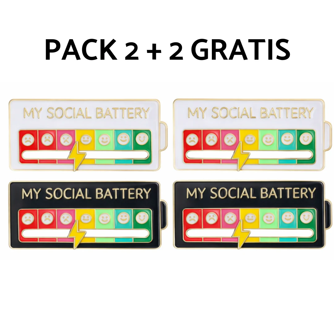 Social Battery Pin