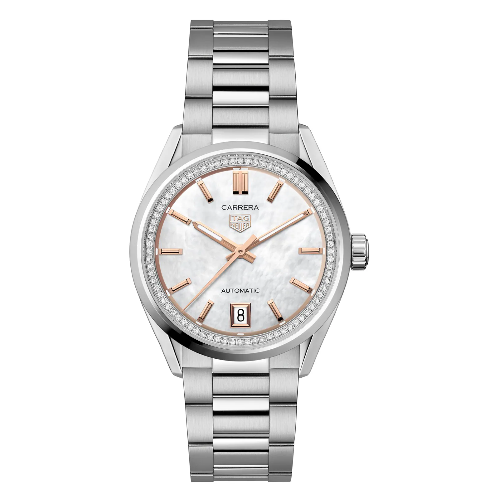 【7A Quality】TAG Heuer Carrera Date 36mm Ladies Watch Mother Of Pearl WBN231C.BA0001