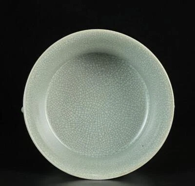 Old Chinese Song Ru Yao Ru Kiln Incense Burner w/poem N722