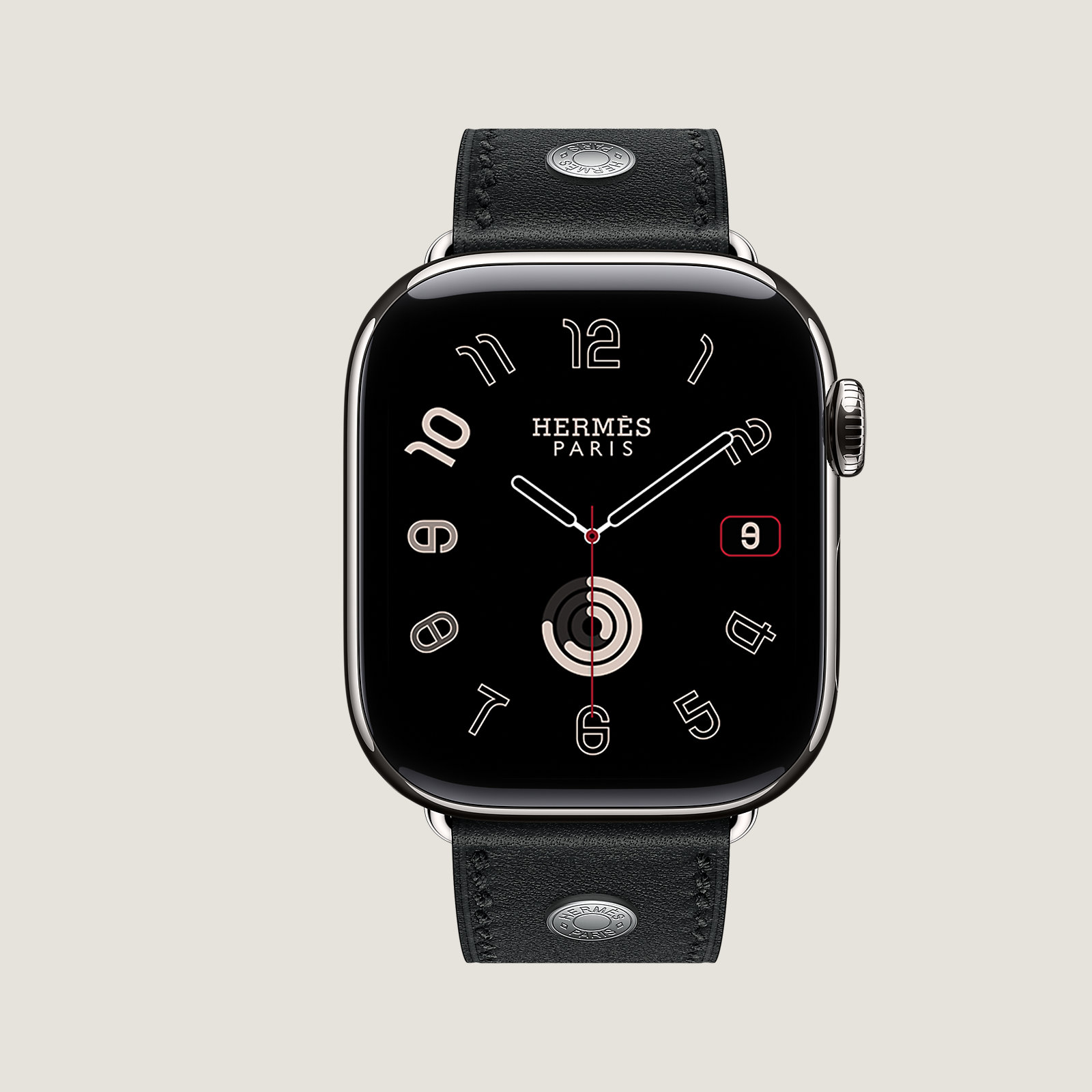 Series 11 case & Band Apple Watch Hermès Single Tour 42 mm Clou de Selle