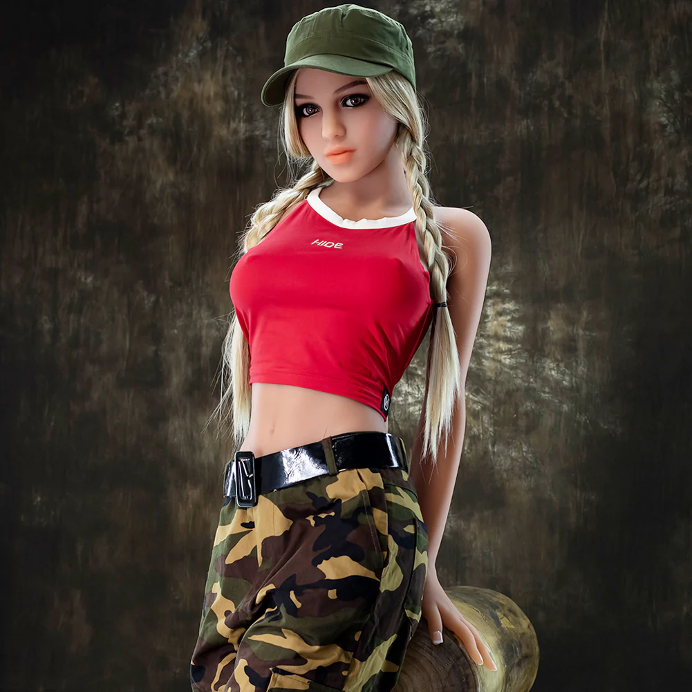 US Stock - Abigail 5ft45 / 166cm #174 Head TPE Hot Army Girl Sex Doll