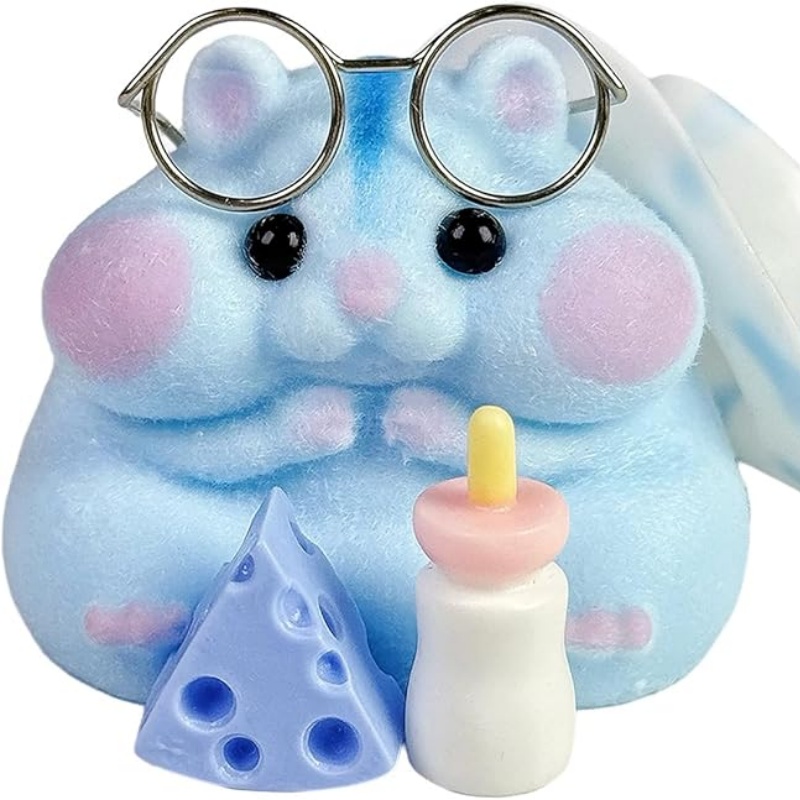 SQUISHPOP Taba Squishy Hamster Toy, Cute Squishy Hamster Fidget Toy