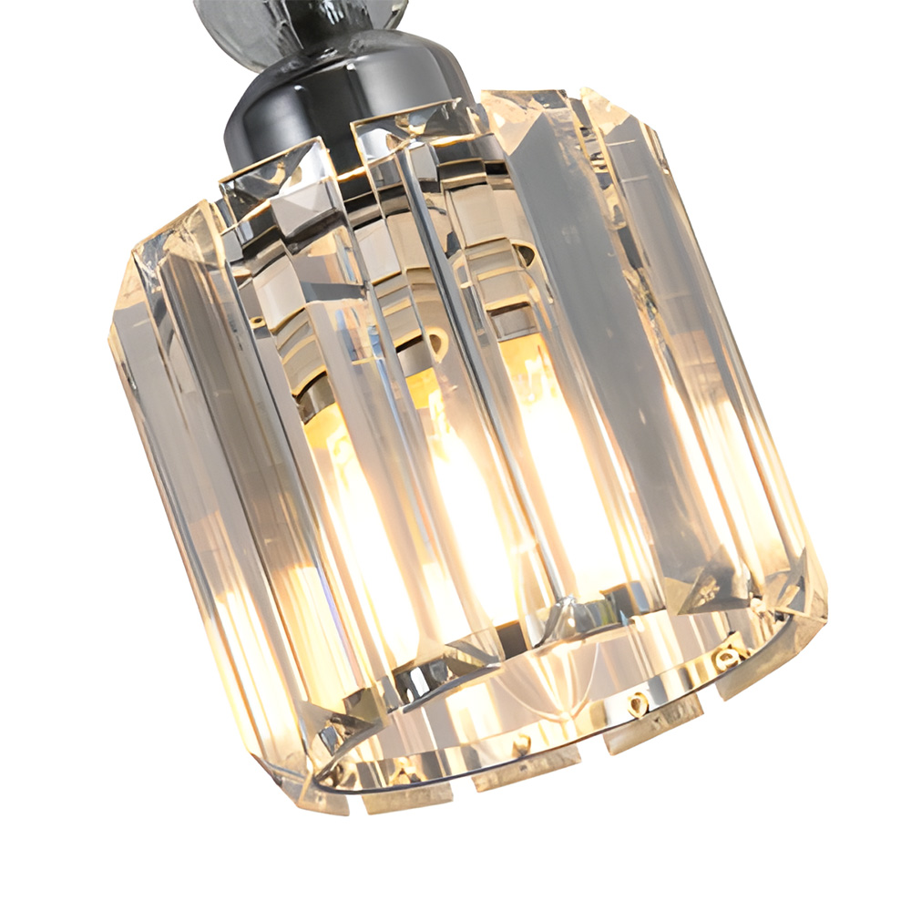 European Style Simple Dining Room Crystal Pendant Light