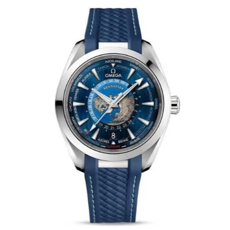 OMEGA Seamaster Aqua Terra 150M CoAxial Master Chronometer GMT Worldtimer 43mm