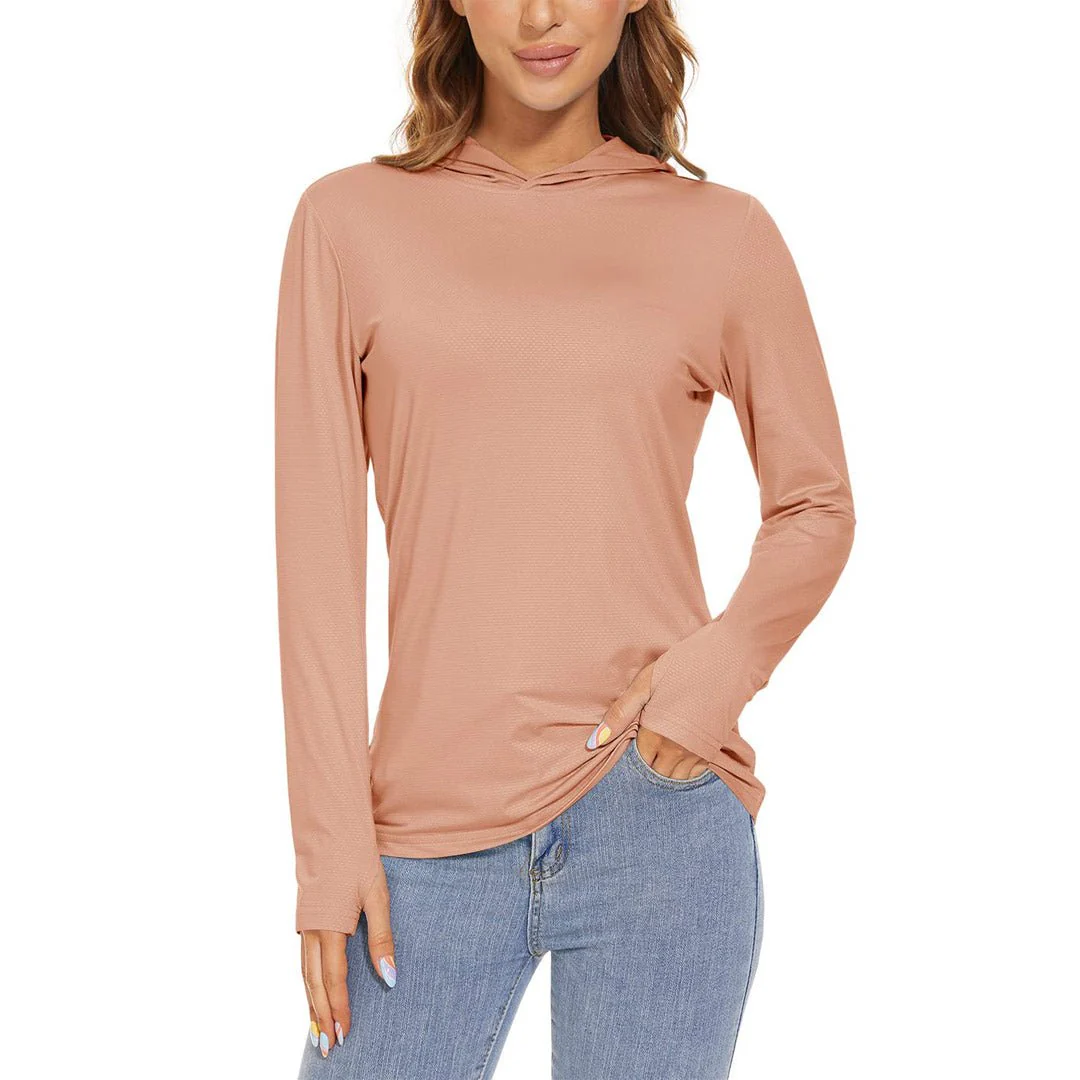 Women's UPF 50+ Sun Protection Long Sleeve Hoodies Shirts