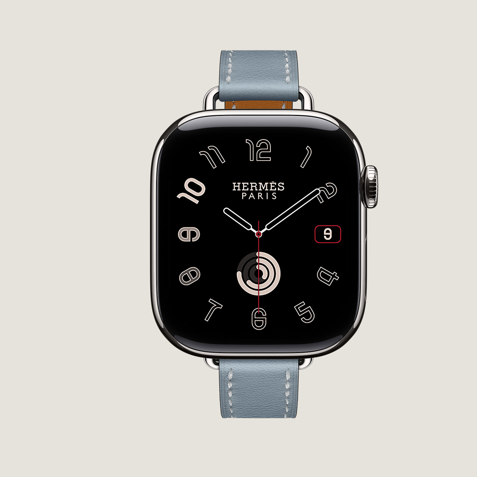 Series 11 case & Band Apple Watch Hermès Single Tour 42 mm Attelage