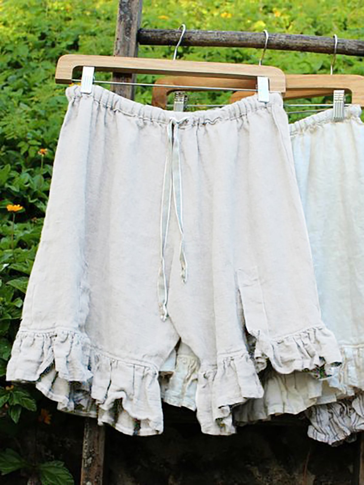 Women Folds Casual Pants
