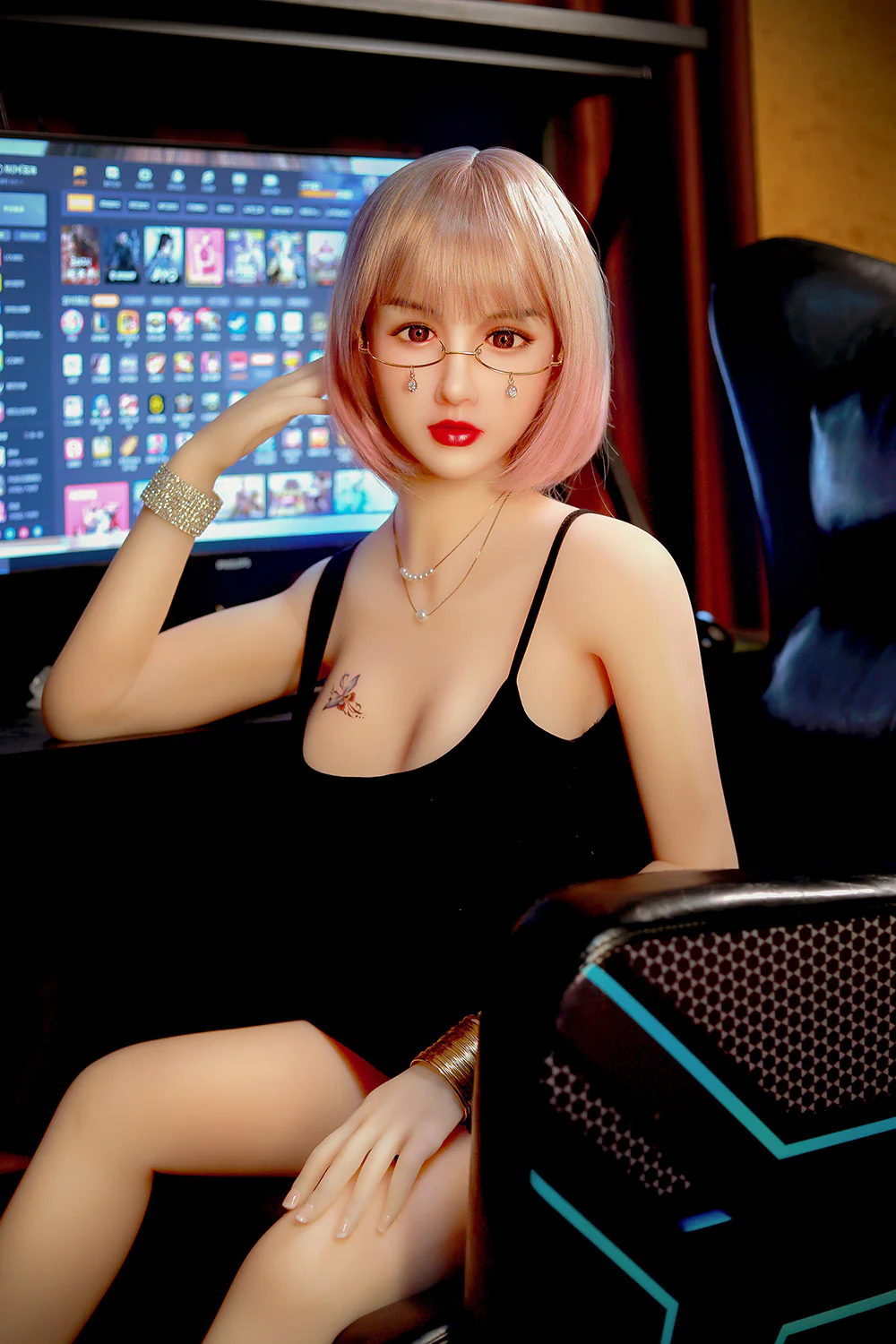 Margery 5ft41 / 165cm #266 Head TPE Big Boob Realistic Tattoo Sex Doll
