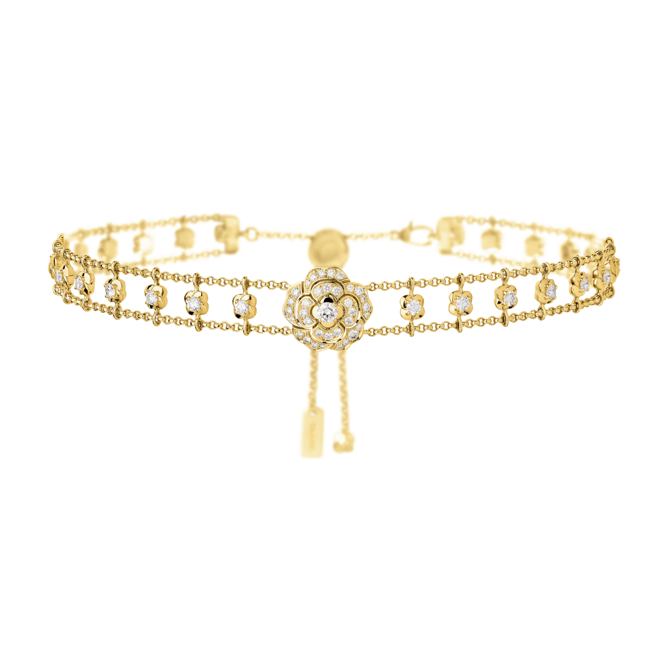 Bouton de Camélia supple choker