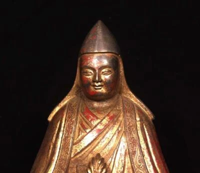 29CM Old Chinese Bronze Statue Buddha N1707