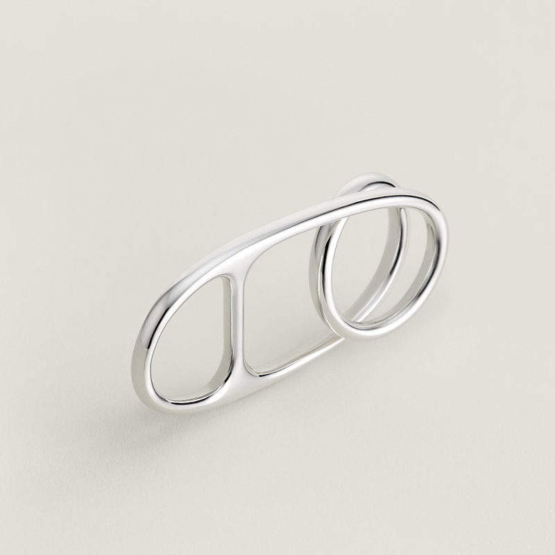 Chaine d'ancre Punk triple ring