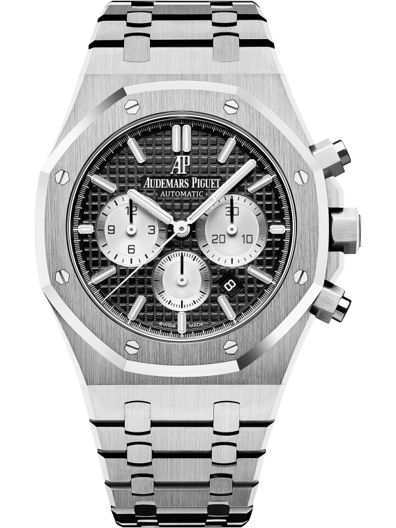 AUDEMARS PIGUET ROYAL OAK PANDA Black Dial CHRONOGRAPH 41mm