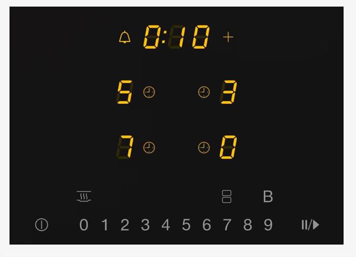 MIELE - Piano cottura induzione KM 7373 FR 80,6 cm-Nero