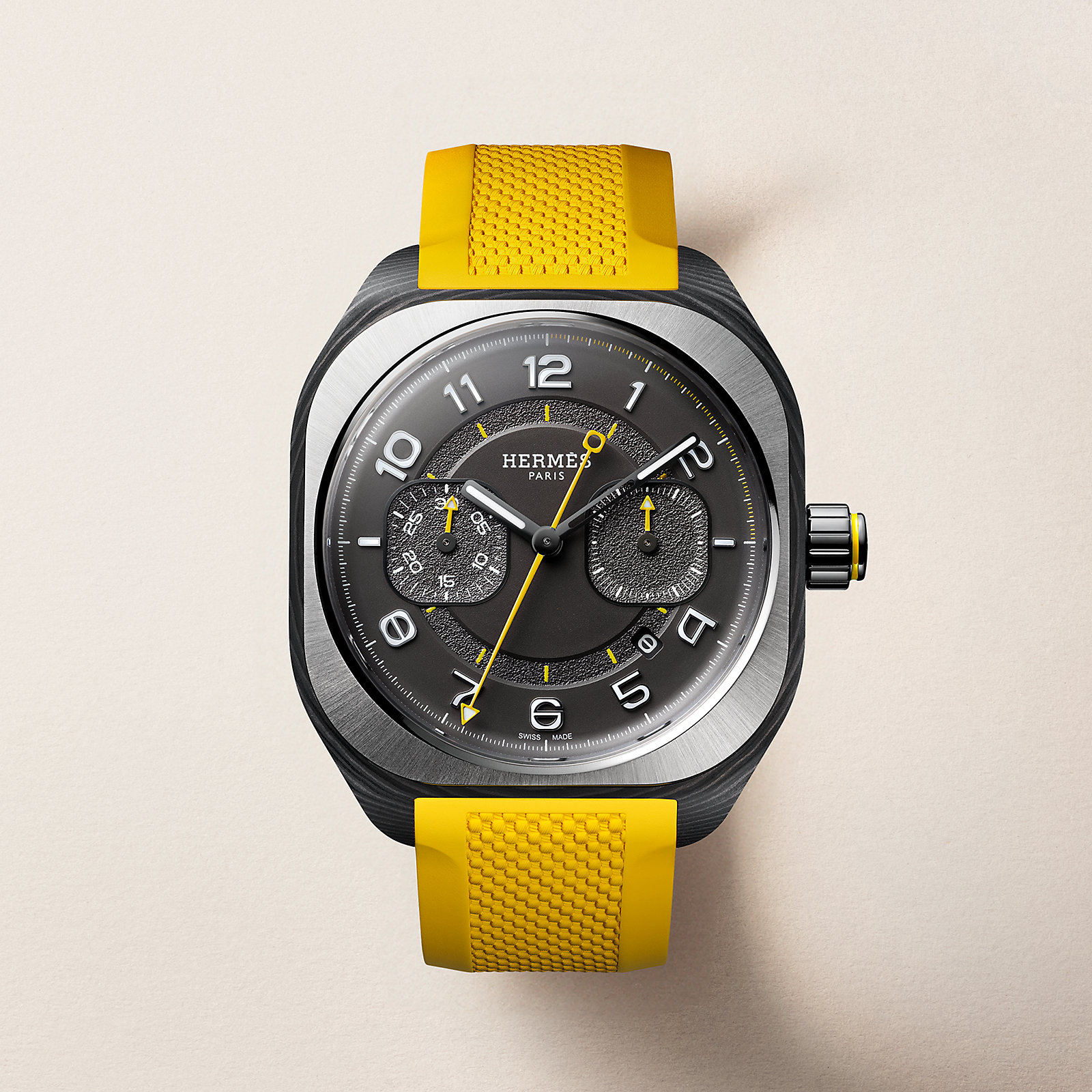 Hermès H08 Chronographe watch, 45 mm