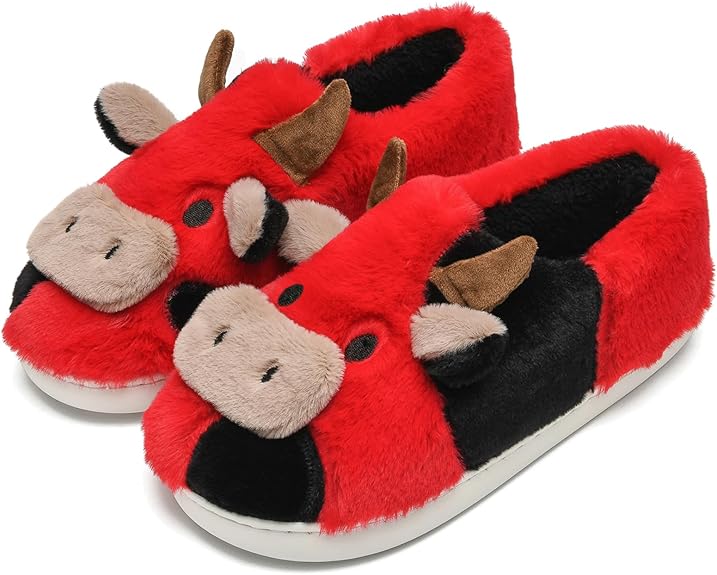 Cow Slippers for Women and Men