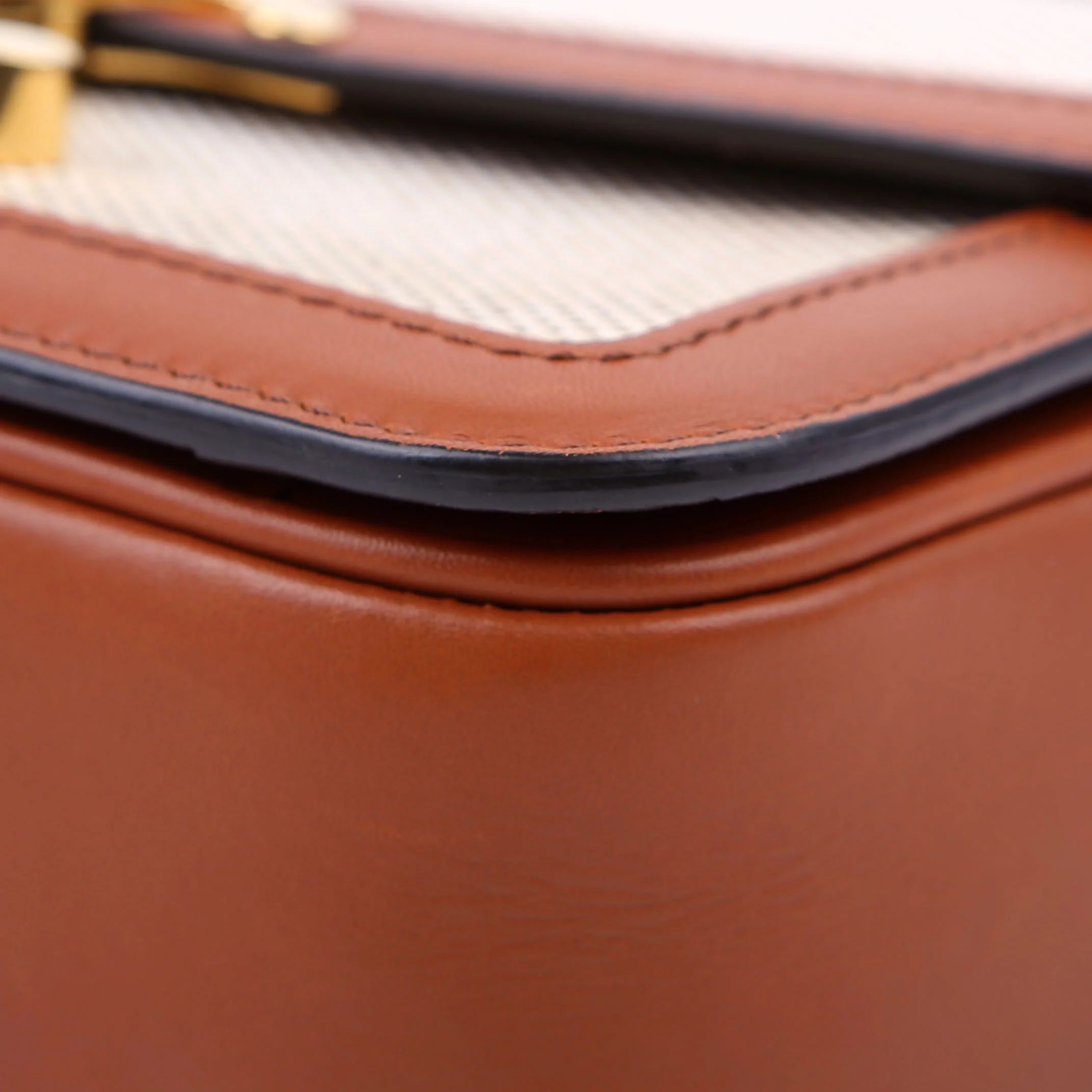 Teen Triomphe Bag Triomphe Canvas/Calfskin Brown