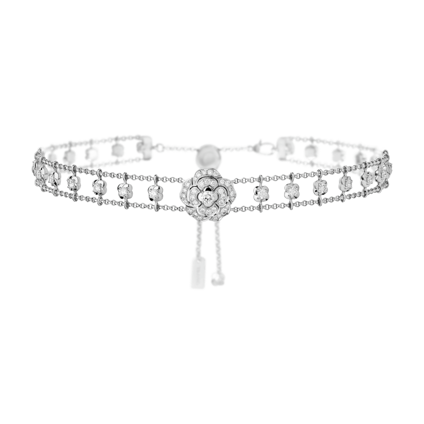 Bouton de Camélia supple choker