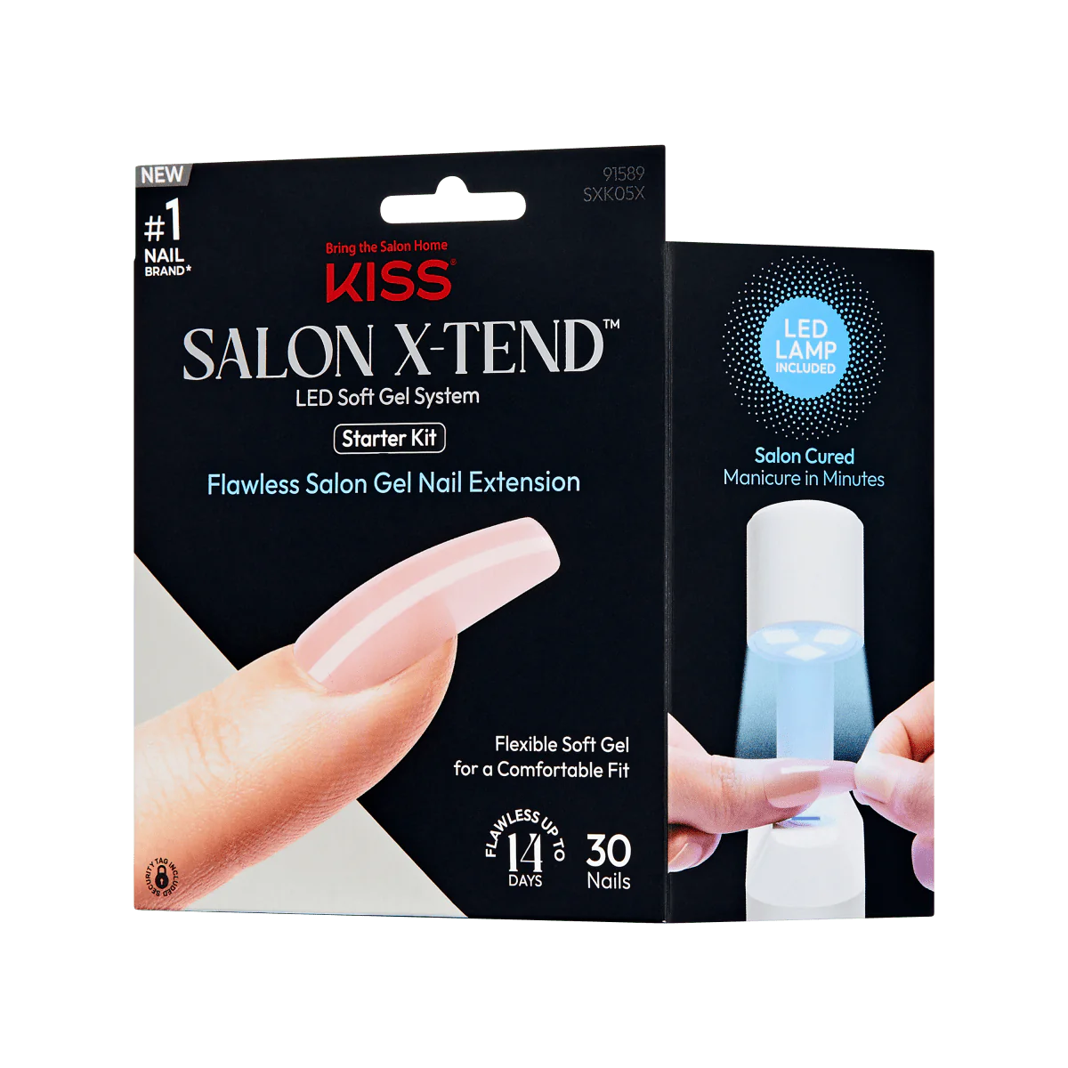 KISS Salon X-tend LED Soft Gel Starter Kit System - Lux