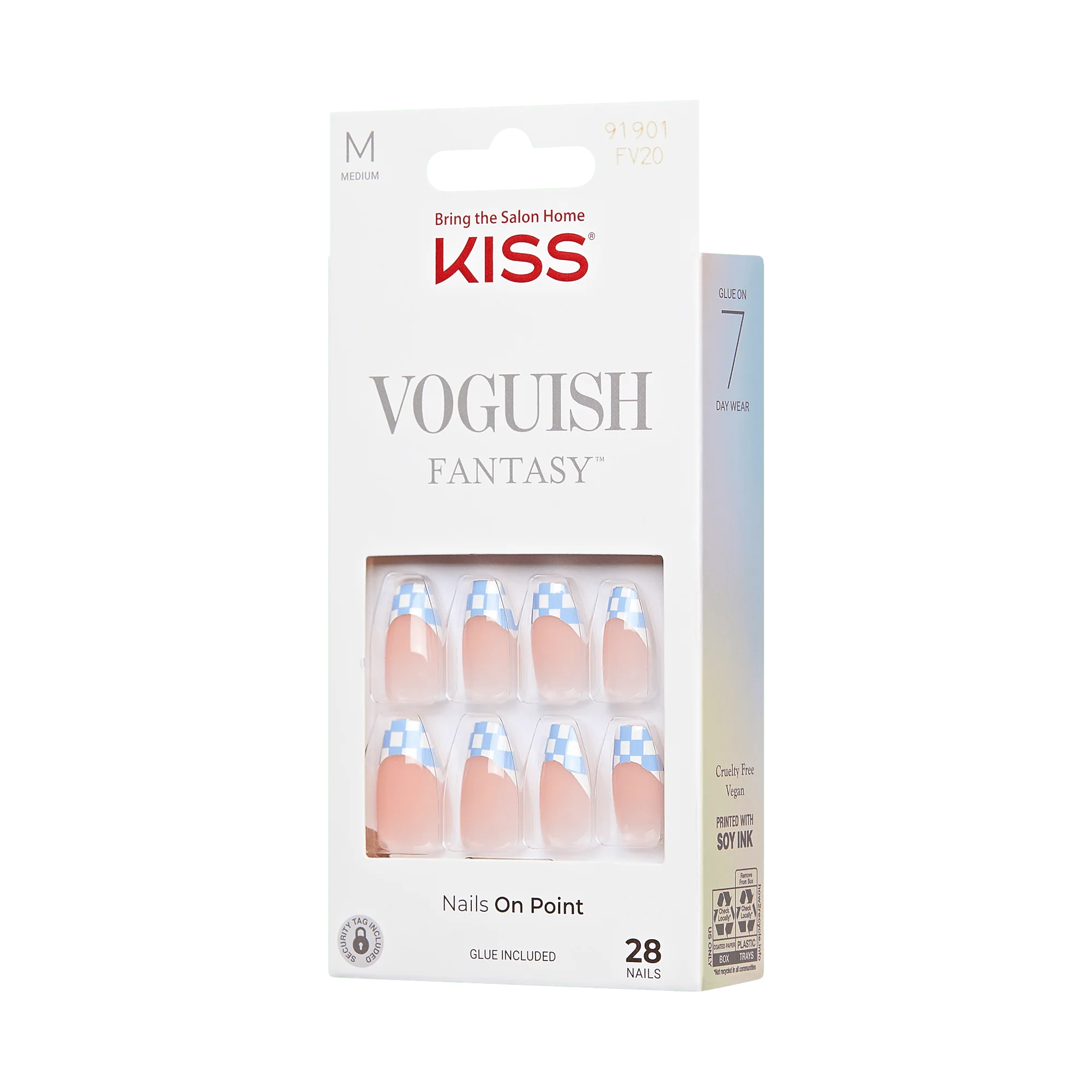 KISS Voguish Fantasy Press On Glue Nails - Ending Scene