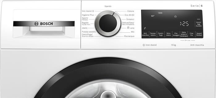 BOSCH - Lavatrice Serie 6 WGG244Z9IT 9Kg 1400g/m Classe A-BIANCA